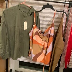 Sanctuary Holiday Bundle 1X Jacket, Tank and lSweater Never Worn with Tags